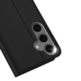 Samsung Galaxy S25 Plus  Slim Bookcase hoesje - Zwart - Model SM-S936