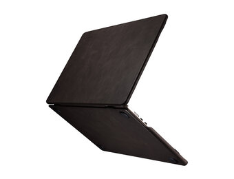 NorthLife MacBook Air 13 inch (2022-2025) Leren cover hoes - case - Donkerbruin