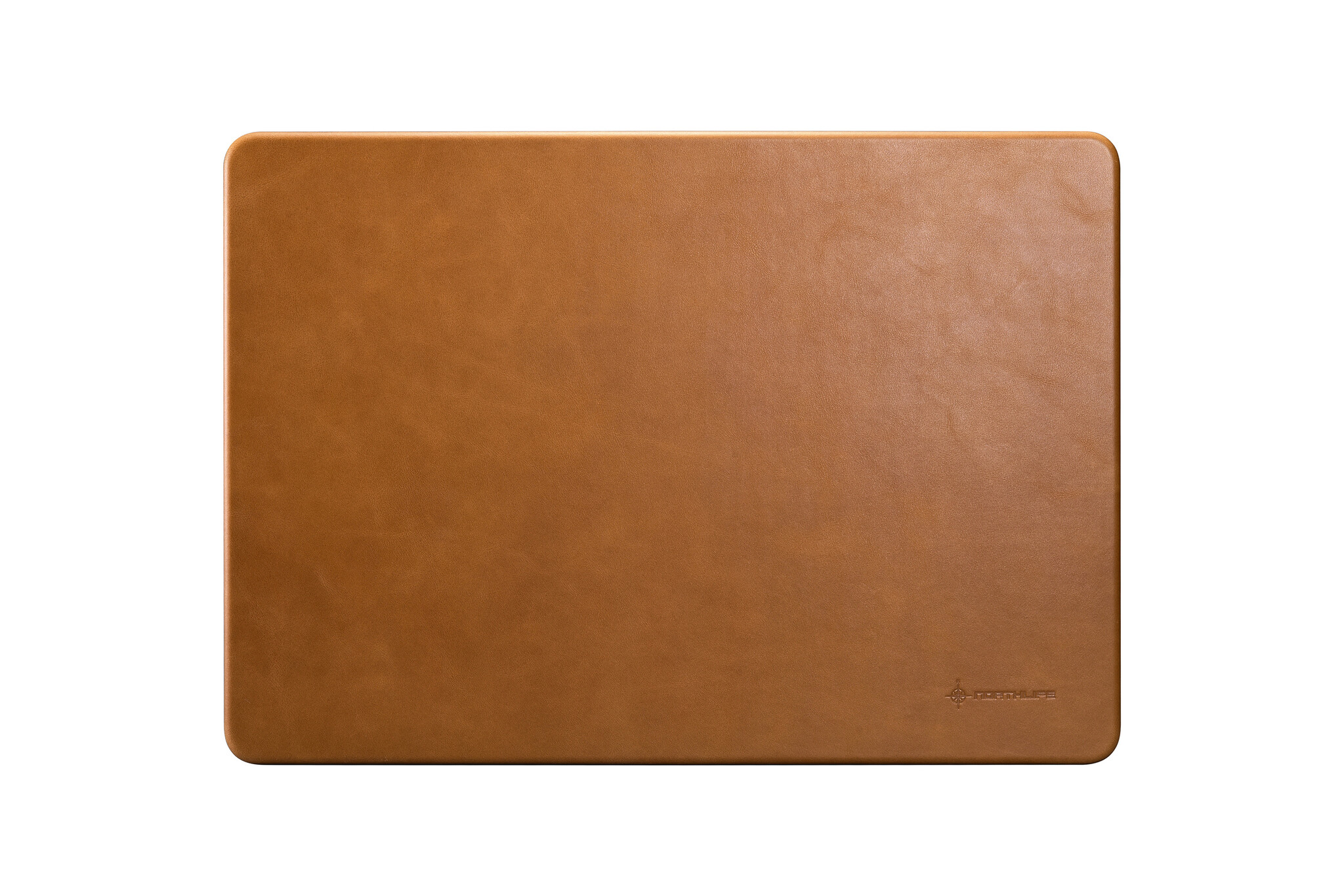 MacBook Air 13 inch (2022-2026) Leren cover hoes - Cognac