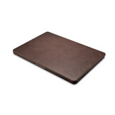 MacBook Air 13 inch (2022-2026) Leren cover hoes - Coffee