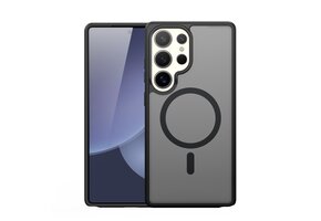 Dux Ducis Yind Samsung Galaxy S25 Ultra hoesje – slanke backcover met MagSafe ondersteuning - Zwart