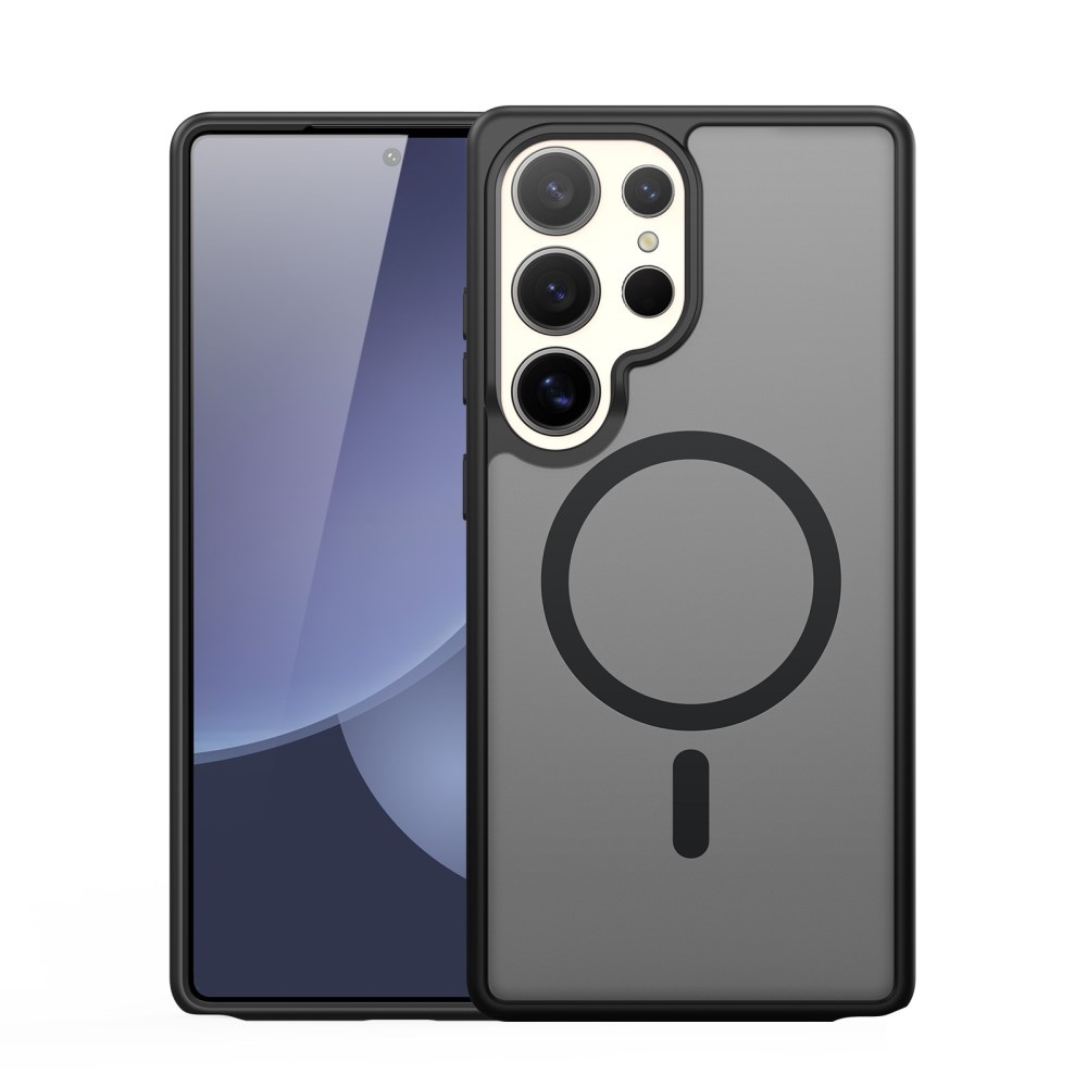 Samsung Galaxy S25 Ultra hoesje – slanke backcover met volledige MagSafe ondersteuning - Zwart - Model SM-S938