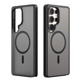 Samsung Galaxy S25 Ultra hoesje – slanke backcover met volledige MagSafe ondersteuning - Zwart - Model SM-S938