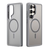 Samsung Galaxy S25 Ultra hoesje – slanke backcover met volledige MagSafe ondersteuning - Grijs - Model SM-S938