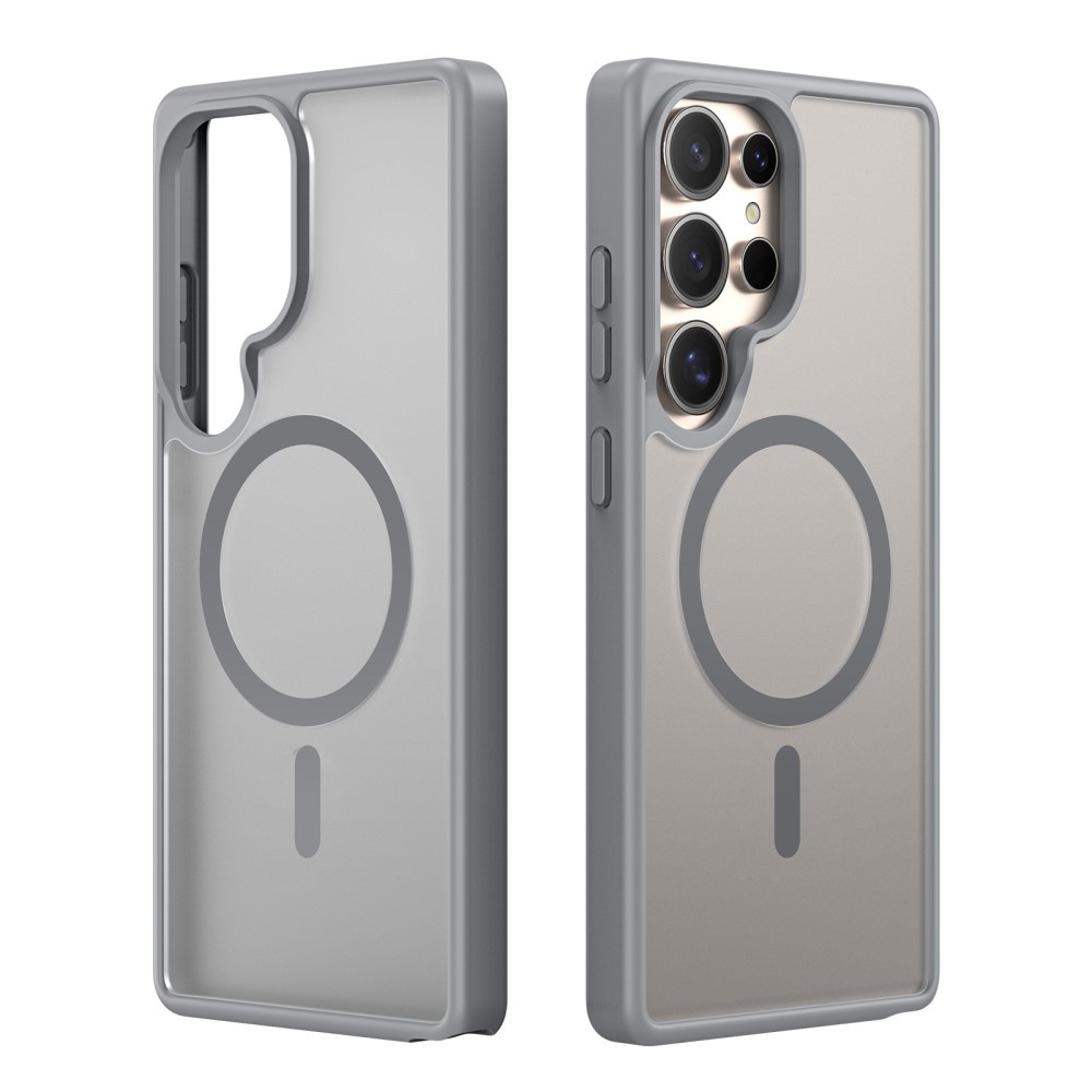 Samsung Galaxy S25 Ultra hoesje – slanke backcover met volledige MagSafe ondersteuning - Grijs - Model SM-S938