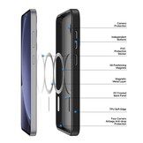 Samsung Galaxy S25 Plus hoesje – slanke backcover met volledige MagSafe ondersteuning - Zwart - Model SM-S936