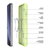 Samsung Galaxy S25 Plus hoesje – slanke backcover met volledige MagSafe ondersteuning - Lime Groen - Model SM-S936