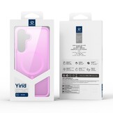 Samsung Galaxy S25 hoesje – slanke backcover met volledige MagSafe ondersteuning - Lichtroze - Model SM-S931