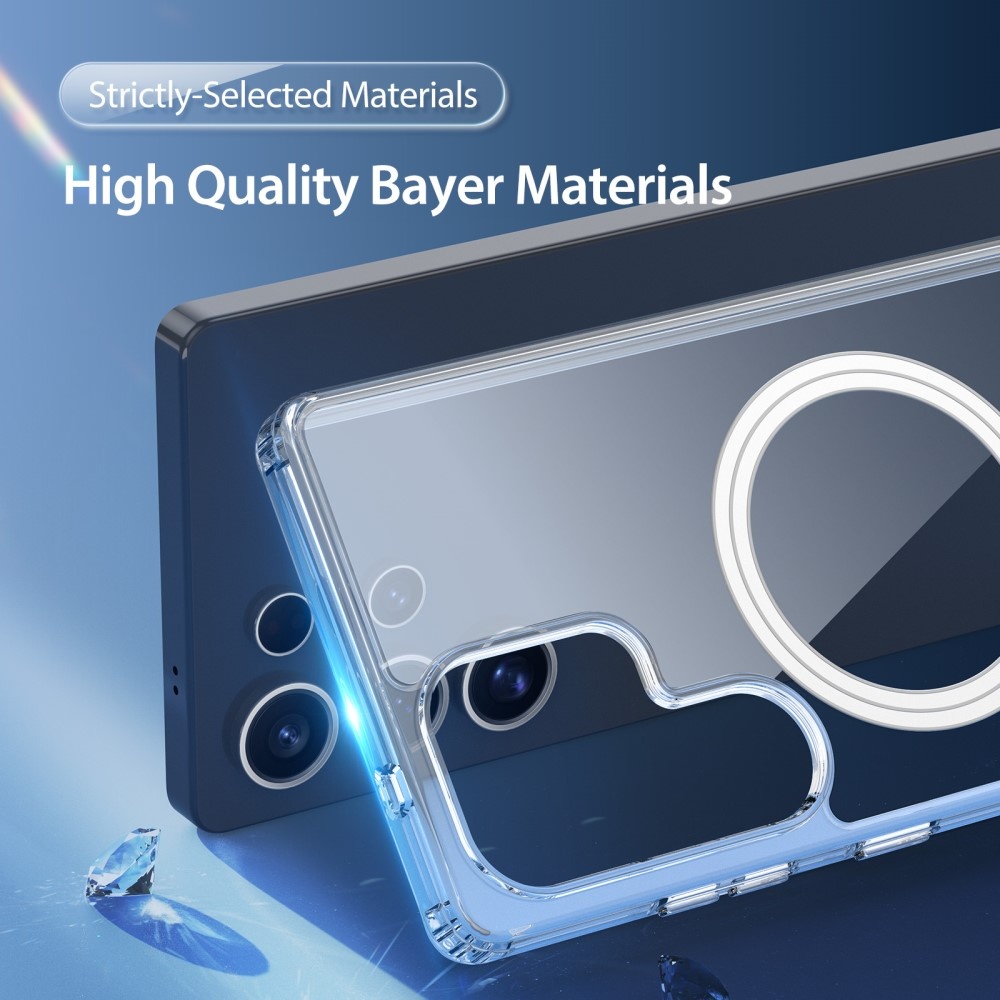 Dux Ducis Samsung Galaxy S25 Ultra hoesje Magsafe backcover - Bayer Transparant - Model SM-S938