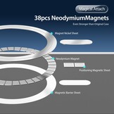 Dux Ducis Samsung Galaxy S25 Plus hoesje Magsafe backcover - Bayer Transparant - Model SM-S936