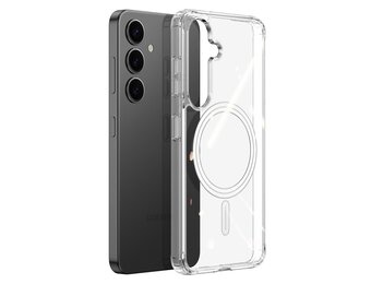 Dux Ducis Samsung Galaxy S25 hoesje - Magsafe backcover - Bayer Transparant
