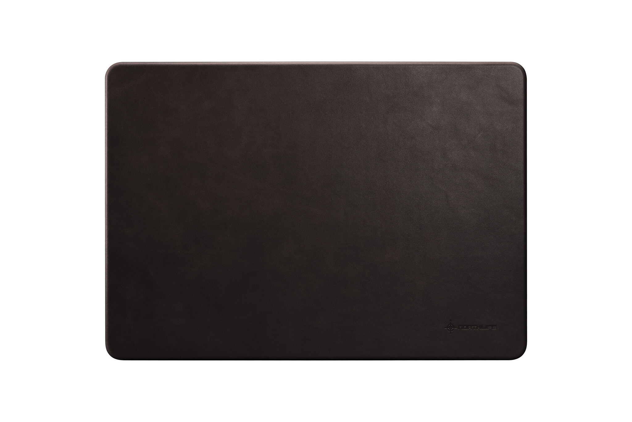 MacBook Air 15 inch (2023-2026) Leren cover hoes - Donkerbruin - Model A2941 / A3114 / A3241