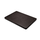 MacBook Air 15 inch (2023-2026) Leren cover hoes - Donkerbruin - Model A2941 / A3114 / A3241