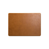 MacBook Air 15 inch (2023-2026) Leren cover hoes - Cognac