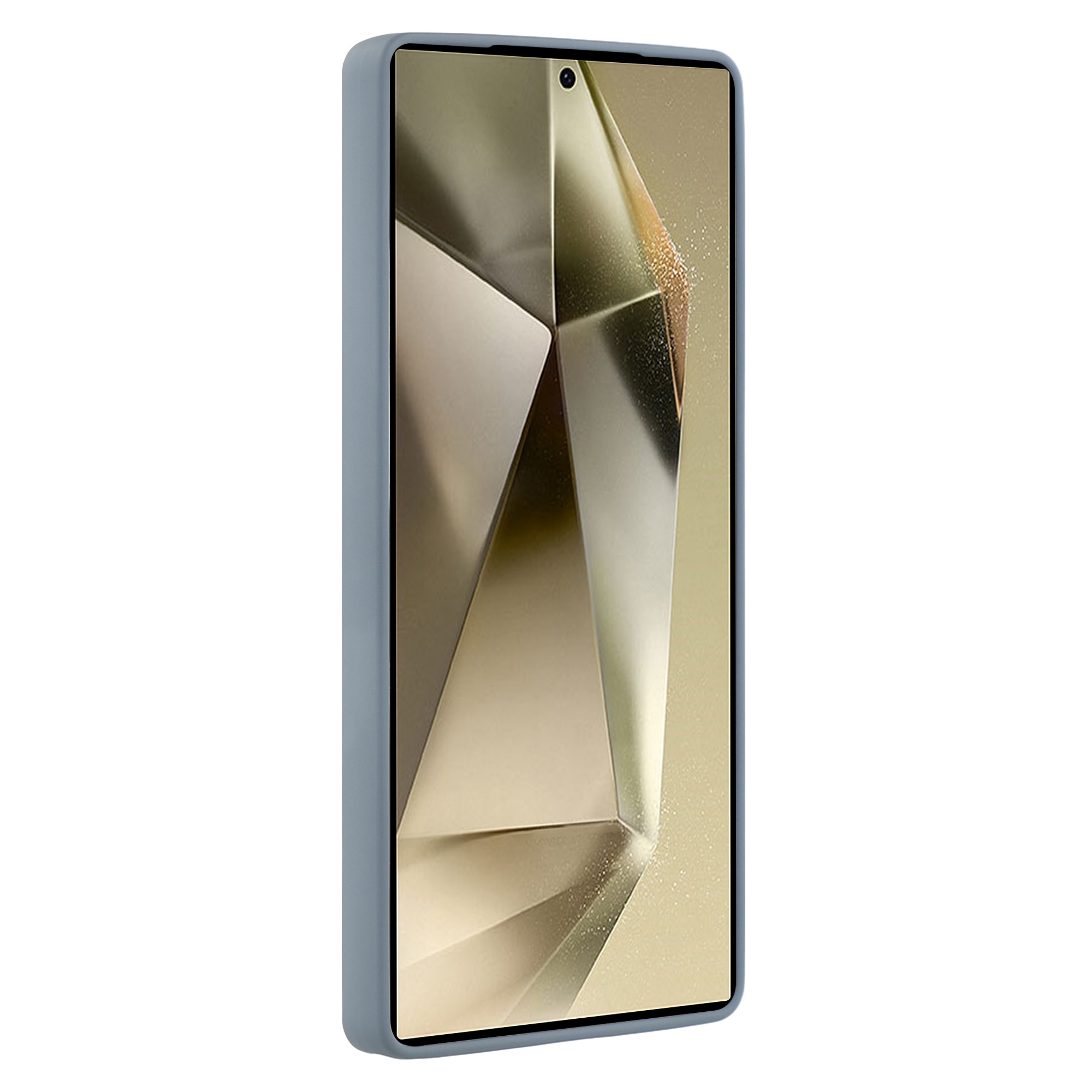 Lunso Samsung Galaxy S25 Ultra Hoesje Flexibel siliconen Backcover - Lavendelgrijs - Model- SM-938
