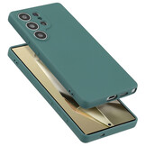 Lunso Samsung Galaxy S25 Ultra Hoesje Flexibel siliconen Backcover -Legergroen - Model- SM-938