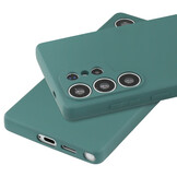 Lunso Samsung Galaxy S25 Ultra Hoesje Flexibel siliconen Backcover -Legergroen - Model- SM-938