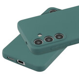 Lunso Samsung Galaxy S25 Hoesje Flexibel siliconen Backcover -Legergroen - Model- SM-931