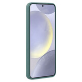 Lunso Samsung Galaxy S25 Hoesje Flexibel siliconen Backcover -Legergroen - Model- SM-931