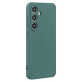 Lunso Samsung Galaxy S25 Hoesje Flexibel siliconen Backcover -Legergroen - Model- SM-931