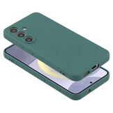 Lunso Samsung Galaxy S25 Hoesje Flexibel siliconen Backcover -Legergroen - Model- SM-931