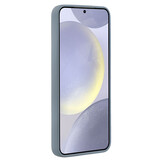Lunso Samsung Galaxy S25 Hoesje Flexibel siliconen Backcover - Lavendelgrijs - Model- SM-931
