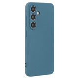 Lunso Samsung Galaxy S25 Plus Hoesje Flexibel siliconen Backcover - Saffier - Model- SM-936