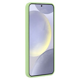 Lunso Samsung Galaxy S25 Plus Hoesje Flexibel siliconen Backcover -  Lichtgroen - Model- SM-936