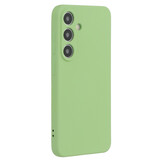 Lunso Samsung Galaxy S25 Plus Hoesje Flexibel siliconen Backcover -  Lichtgroen - Model- SM-936