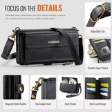 Samsung Galaxy S25 Plus hoesje portemonnee tasje - Zwart - Model SM-S936