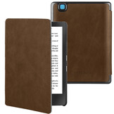 Kobo Aura H20 Edition 2 hoes (6.8 inch) Leren sleepcover - Coffee