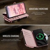 Samsung Galaxy S25 Plus hoesje portemonnee tasje - Lichtroze - Model SM-S936