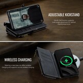 Samsung Galaxy S25 hoesje portemonnee tasje - Zwart - Model SM-S931