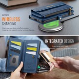 Samsung Galaxy S25 hoesje portemonnee tasje - Blauw - Model SM-S931