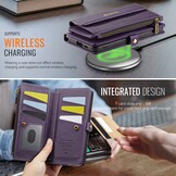 Samsung Galaxy S25 hoesje portemonnee tasje - Paars - Model SM-S931