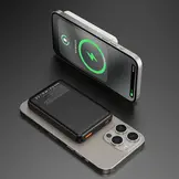 Dudao Magsafe powerbank 50000 mAh met USB en USB C aansluiting - Zwart