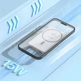 Dudao Magsafe powerbank 5000 mAh met USB en USB C aansluiting - Wit