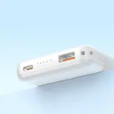 Dudao Magsafe powerbank 5000 mAh met USB en USB C aansluiting - Wit