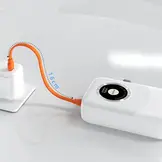 Dudao powerbank 20000 mAh met USB en USB C aansluiting - Wit