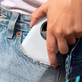 Dudao powerbank 20000 mAh met USB en USB C aansluiting - Lichtblauw