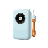 Dudao powerbank 20000 mAh met USB en USB C aansluiting - Lichtblauw