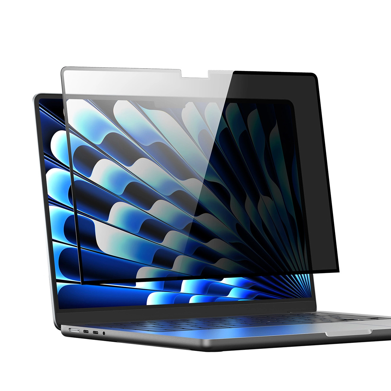 Dux Ducis MacBook Pro 14 inch (2021-2024) Glazen Screenprotector Privacy - Zwart - Model A2442 / A2779 / A2918 / A2992 / A3112 / A3185 / A3401