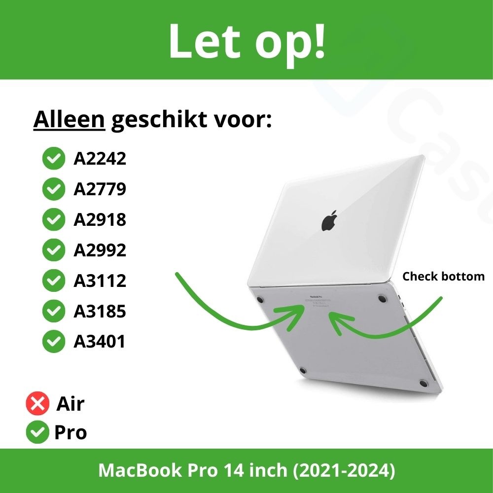 Dux Ducis MacBook Pro 14 inch (2021-2024) Glazen Screenprotector Privacy - Zwart - Model A2442 / A2779 / A2918 / A2992 / A3112 / A3185 / A3401