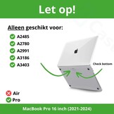 Dux Ducis MacBook Pro 16 inch (2021-2024) Glazen Screenprotector Privacy - Zwart - Model A2485 / A2780 / A2991 / A3186 / A3403
