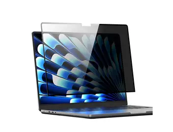 Dux Ducis MacBook Air 15 inch (2023-2025) Glazen Screenprotector Privacy - Zwart