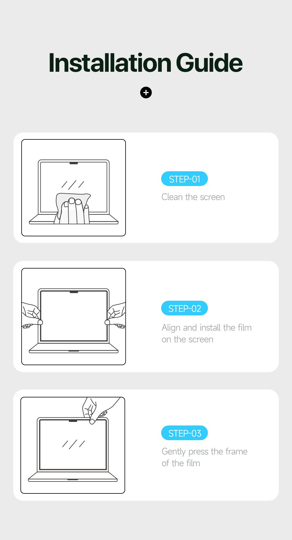 Dux Ducis MacBook Air/Pro 13 inch (2016-2021) Glazen Screenprotector Privacy - Zwart