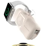 Wozinsky Mini Powerbank 5000mAh met USB-C aansluiting - Beige