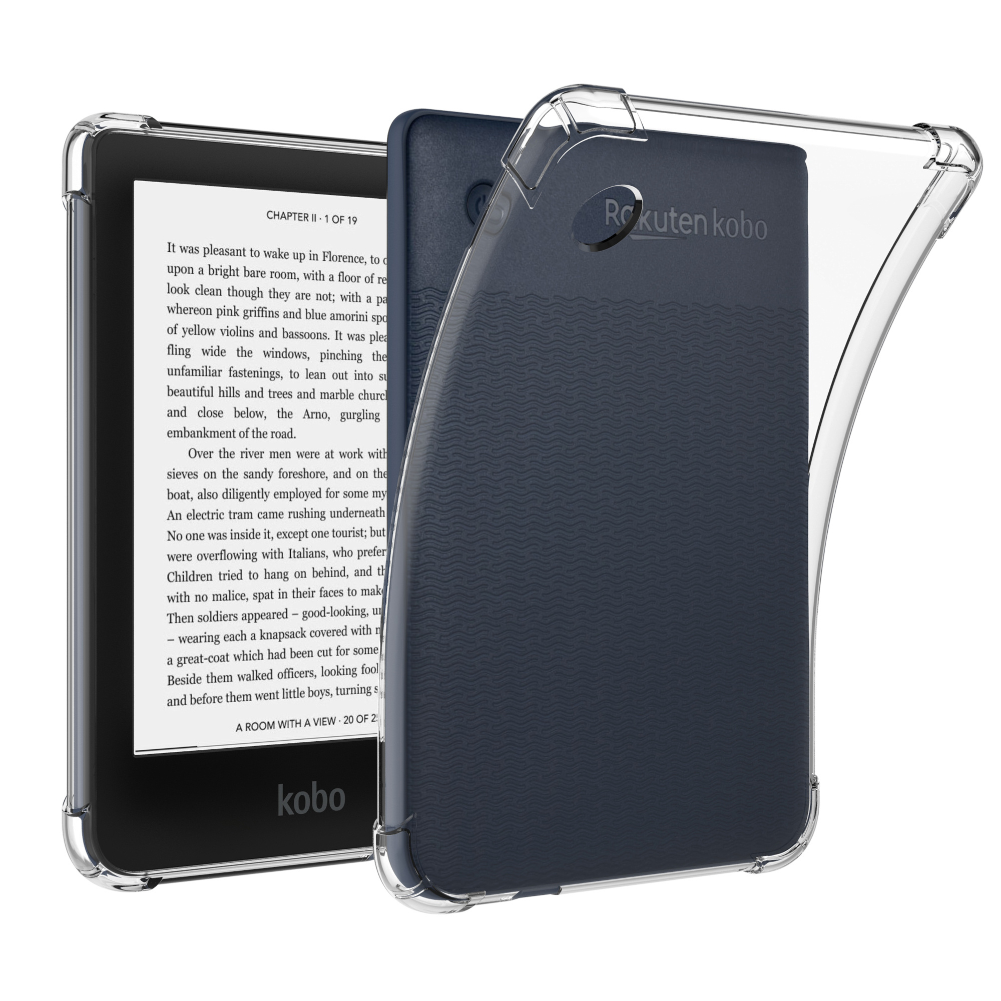 Kobo Clara BW / Clara Colour TPU Backcover hoes Transparant - Model N365/N367