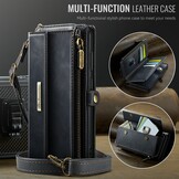 Samsung Galaxy S25 Ultra hoesje portemonnee tasje - Zwart - Model SM-S938