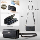 Samsung Galaxy S25 Ultra hoesje portemonnee tasje - Zwart - Model SM-S938